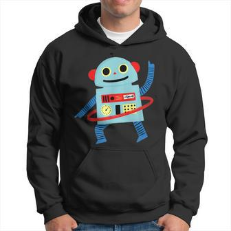 Cute Robot - Adorable Illustration - Classic Hoodie | Mazezy