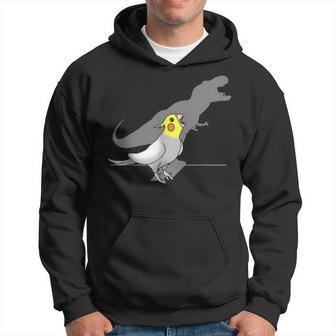 Cute Screaming Parrot Birb Memes Funny T Rex Cockatiel Hoodie - Seseable