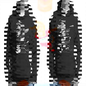 Dabbing Dog Iraq Soccer Fans Jersey Iraqi Football Lovers Men Hoodie Graphic Print Hooded Sweatshirt | Seseable CA