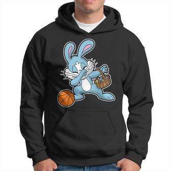 Dabbing Easter Bunny Kids Basketball Basket Stuffer Boys Hoodie | Mazezy DE
