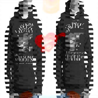 Dabbing For Valentines Day Cute Funny Heart Love Hoodie | Mazezy