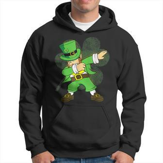 Dabbing Leprechaun St Patricks Day Irish Dab Dance Hoodie - Seseable