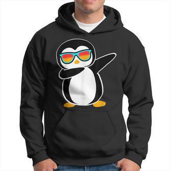 Dabbing Penguin Cute Animal Birthday Party Gift Hoodie | Mazezy