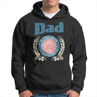 Dad A Fine Man And Patriot Hoodie - Monsterry DE