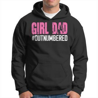 Dad Girl Daddy Papa Daughter Stepdad Poppa Husband Father Gift For Mens Hoodie | Mazezy