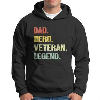 Dad Hero Veteran Legend V2 Hoodie - Monsterry