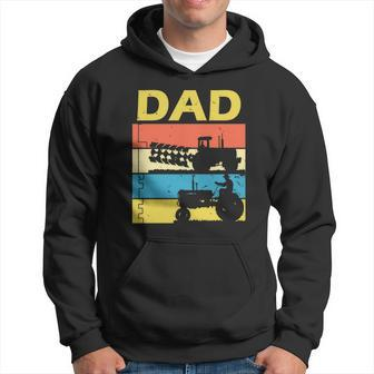 Dad Life Tractor Farmer Retro Tractor Hoodie - Monsterry AU