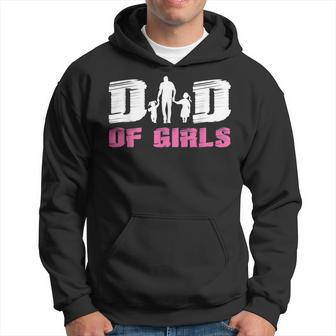 Dad Of Girls Daughter Sister Father Papa Daddy Poppa Stepdad Gift For Mens Hoodie | Mazezy