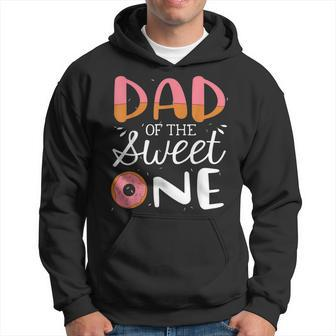 Dad Of Sweet One First Birthday Matching Family Donut Theme Hoodie | Mazezy