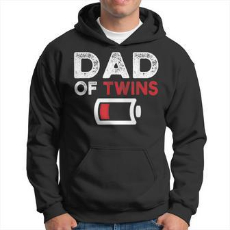 Dad Of Twins Fathers Day Gifts Hoodie - Seseable