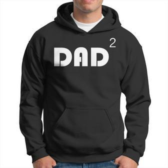 Dad Of Two 2 Squared Funny Father T Hoodie | Mazezy