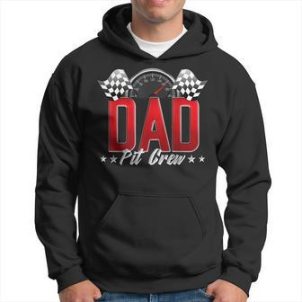 Dad Pit Race Car Crew Matching Set Birthday Party Family Hoodie | Mazezy