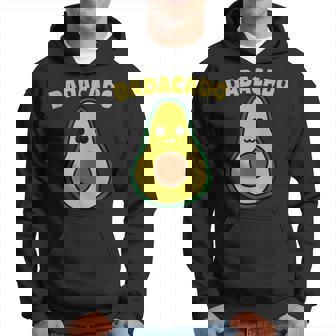 Dadacado Funny Avocado Dad Fathers Day Daddy Hoodie - Thegiftio UK