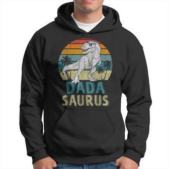 Dadasaurus T Rex Dinosaur Dada Saurus Family Matching Hoodie - Seseable