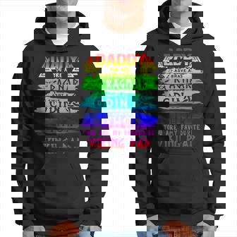 Daddy Are My Favourite Viking Dad Gift For Fathers Day Hoodie - Thegiftio UK