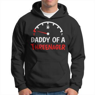 Daddy Dad Of A Threenager 3Rd Birthday Kid Gamer Prince Gift For Mens Hoodie | Mazezy