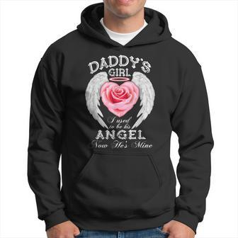 Daddys Girl I Used To Be His Angel Now Hes Mine Hoodie | Mazezy