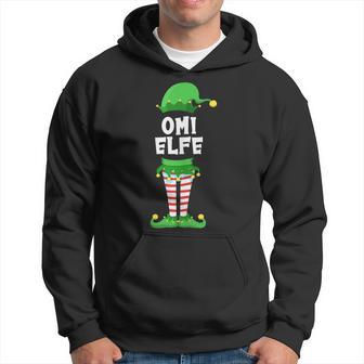 Damen Omi Elfe Oma Partnerlook Familien Outfit Weihnachten Hoodie - Seseable