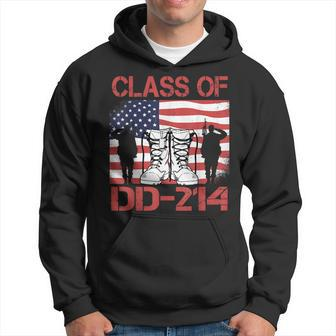 Dd-214 Class Of Dd214 Soldier Veteran Hoodie - Seseable