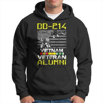 Dd-214 Vietnam Veteran Alumni T Us Veterans Day Gift Men Hoodie Graphic Print Hooded Sweatshirt - Seseable