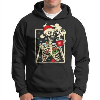 Dead Inside But Its Christmas Funny Christmas Men Hoodie Graphic Print Hooded Sweatshirt - Seseable
