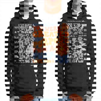 Dear Person Behind Me You Were Created On Purpose Back Print Hoodie | Mazezy