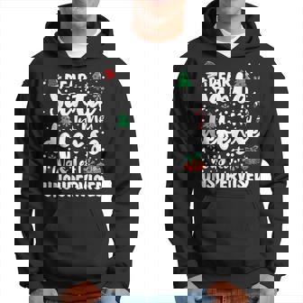 Dear Santa In My Defense I Was Left Unsupervised Men Hoodie - Thegiftio UK