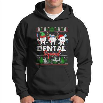 Dental Squad Teeth Santa Reindeer Ugly Christmas Sweater Great Gift Hoodie - Monsterry DE