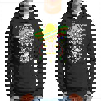 Dia De Los Muertos Colorful Bone Taco Happy Cinco De Mayo Hoodie | Mazezy