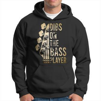Dibs On The Bass Player Guitar Musician Hoodie - Seseable