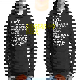 Didgeridoo Spruch Australien I Like Beer Didgeridoo Hoodie - Seseable