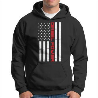 Diesel Power American Quotes About Car Mechanic T Art Hoodie | Mazezy