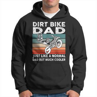 Dirtbike Motocross Dirt Bike Dad Mx Vintage Hoodie - Seseable