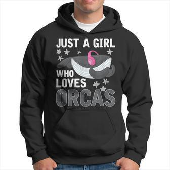 Diving Orca Cute Whale Women Girls Gift Orca Hoodie - Seseable