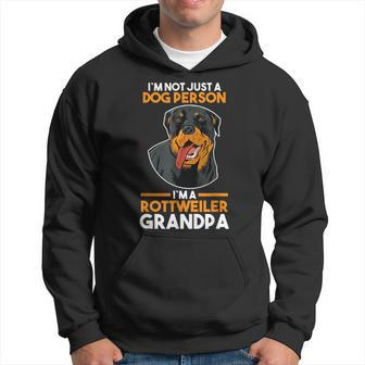 Dog Grandfather Rottweiler Grandpa Gift For Mens Hoodie | Mazezy