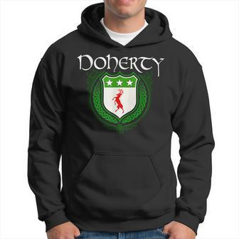 Doherty Surname Irish Last Name Doherty Family Crest Hoodie | Mazezy