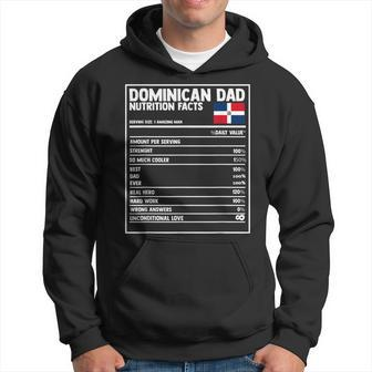 Dominican Dad Nutrition Facts Fathers Day For Dominicano Gift For Mens Hoodie | Mazezy