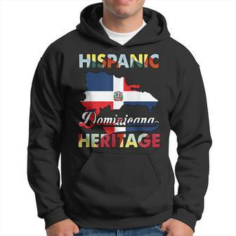 Dominican Republic Flag Hispanic Heritage Dominicana Hoodie - Seseable