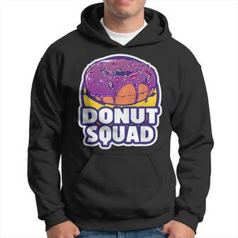 Donut Squad Retro Funny Baked Fried Donuts Party Hoodie | Mazezy AU
