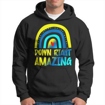 Down Right Amazing Down Syndrome Awareness Hoodie - Seseable
