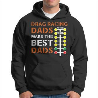 Drag Racing Dad Mechanic Dragster Daddy Racer Hoodie - Seseable