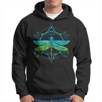 Dragon Fly Insect Nature Geometric Lover Hoodie - Seseable