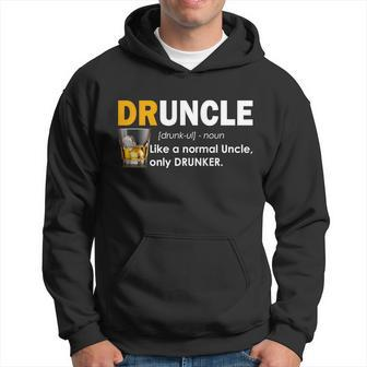 Druncle Normal Uncle Only Drunker Whiskey Hoodie - Thegiftio UK