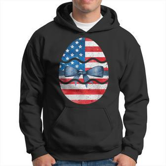 Easter Eggs Flag Of Usa Matching Design For Easter Lovers Hoodie | Mazezy