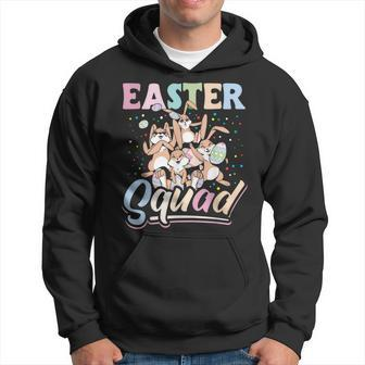Easter Squad Bunnies Easter Egg Hunting Bunny Rabbit Hoodie | Mazezy