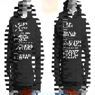 Eat Sleep Fix Cars Auto Mechanic Funny Mechanic Gift Hoodie | Mazezy