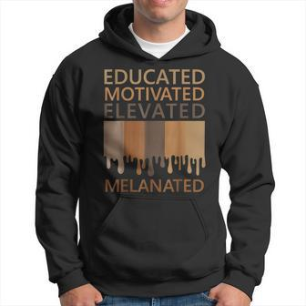 Educated Motivated Elevated Melanated V2 Hoodie - Seseable