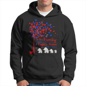 Elephant Nobody Fights Alone Hlhs Awareness Gift Hoodie - Seseable