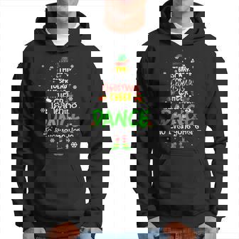 Elf Dance Teacher Best Way Christmas Cheer Is Teaching Dance Men Hoodie - Thegiftio