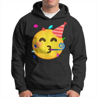 Emoticon Partying Face Birthday Hoodie | Mazezy